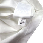 Nike Swoosh Logo Print T-Shirt, XL, White Cotton, AR5005-101, Unused