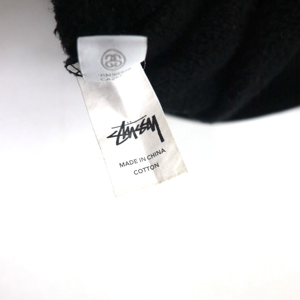 STUSSY World Tour Crew Neck Sweatshirt, Size L, Black, 5 Major Cities