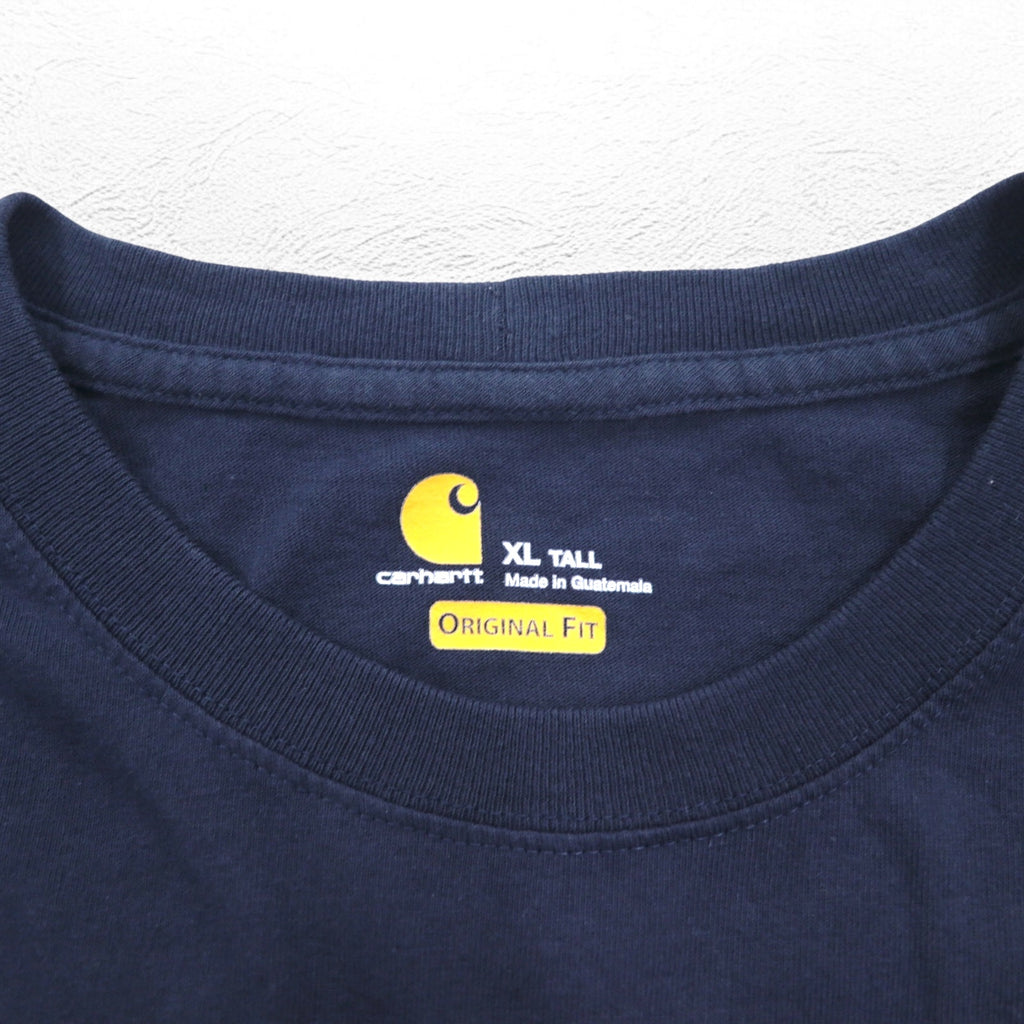 Carhartt Original Fit Pocket T-Shirt Pocket T XL Navy ORIGINAL FIT Cotton