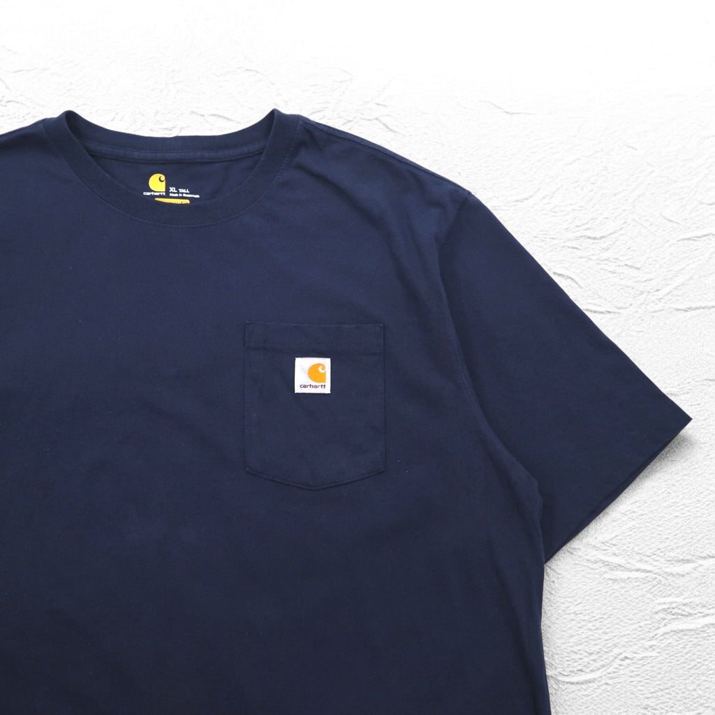 Carhartt Original Fit Pocket T-Shirt Pocket T XL Navy ORIGINAL FIT Cotton