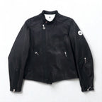THE Mongolian Chops CANDY RIDER LEATHER Leather Rider Jacket, Size M, Black Cowhide