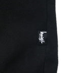 STUSSY World Tour Crew Neck Sweatshirt, Size L, Black, 5 Major Cities