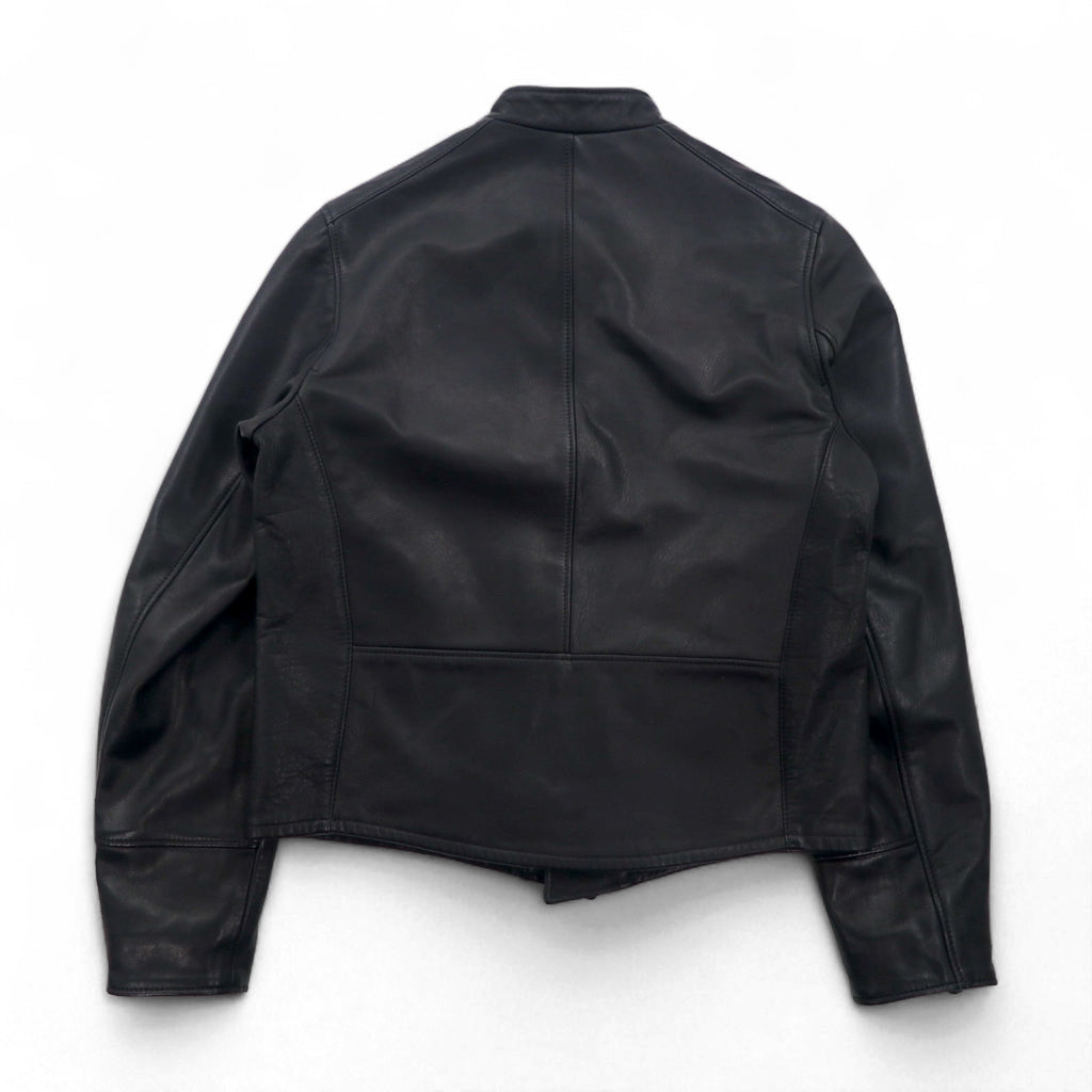 THE Mongolian Chops CANDY RIDER LEATHER Leather Rider Jacket, Size M, Black Cowhide