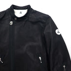 THE Mongolian Chops CANDY RIDER LEATHER Leather Rider Jacket, Size M, Black Cowhide