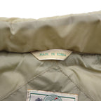 90s REDHEAD Western Down Vest L Beige Nylon