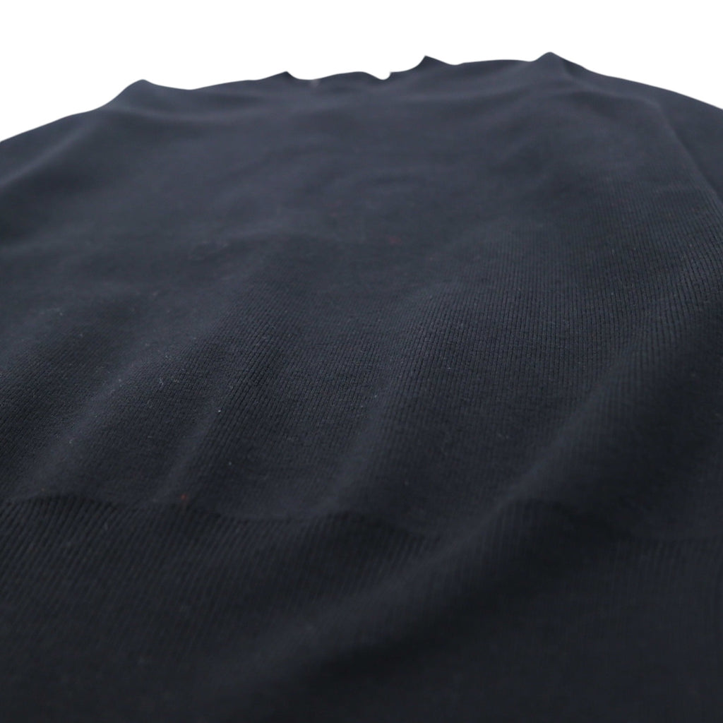 JOHNBULL Back Button Mock Neck Knit Sweater FREE Black ZC502 194-0077