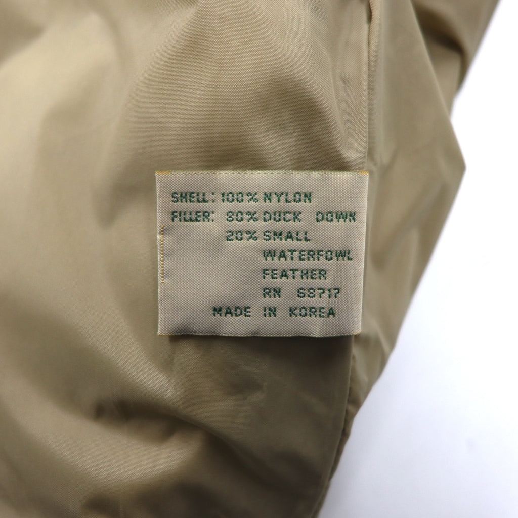 90s REDHEAD Western Down Vest L Beige Nylon