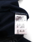 OPENING CEREMONY Ribbed Logo Cropped T-Shirt, Size Small, Navy, Cotton, Made in Japan