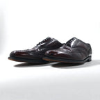 FLORSHEIM Wingtip Full Brogue Dress Shoes, Size 28cm, Bordeaux Leather with Medallion Detail, 562576 434