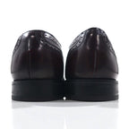 FLORSHEIM Wingtip Full Brogue Dress Shoes, Size 28cm, Bordeaux Leather with Medallion Detail, 562576 434