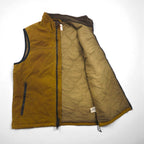 FILSON ティンクロス プリマロフト PRIMALOFT インサレーション 中綿 ベスト L オイルド ダブルジップ ドローコード TIN CLOTH VEST 20248735