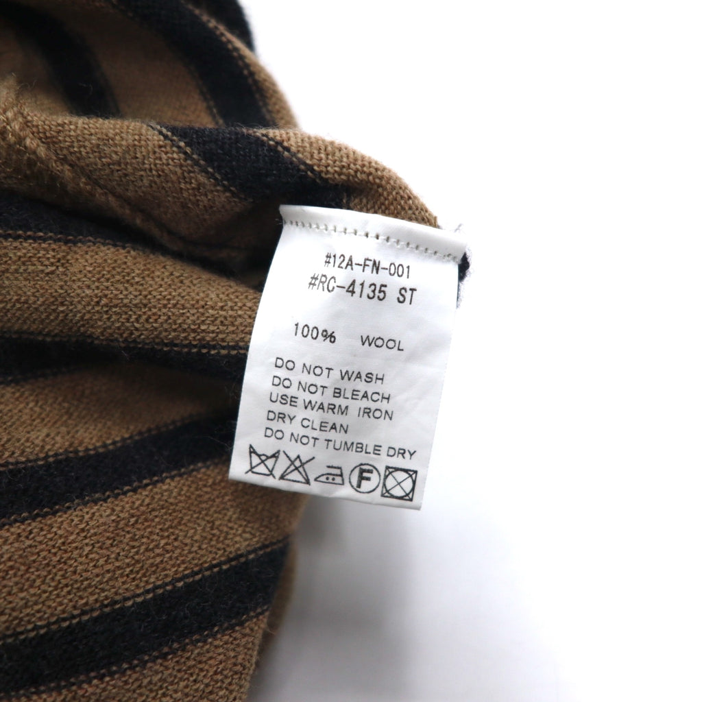 ORCIVAL Knit Dress FREE Brown Border Wool 12A-FN-001