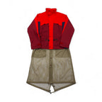 TOGA VIRILIS Nylon Gear Docking Jacket, Size M, Red, Mesh Layered, TV91-FA324, Made in Japan