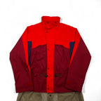 TOGA VIRILIS Nylon Gear Docking Jacket, Size M, Red, Mesh Layered, TV91-FA324, Made in Japan