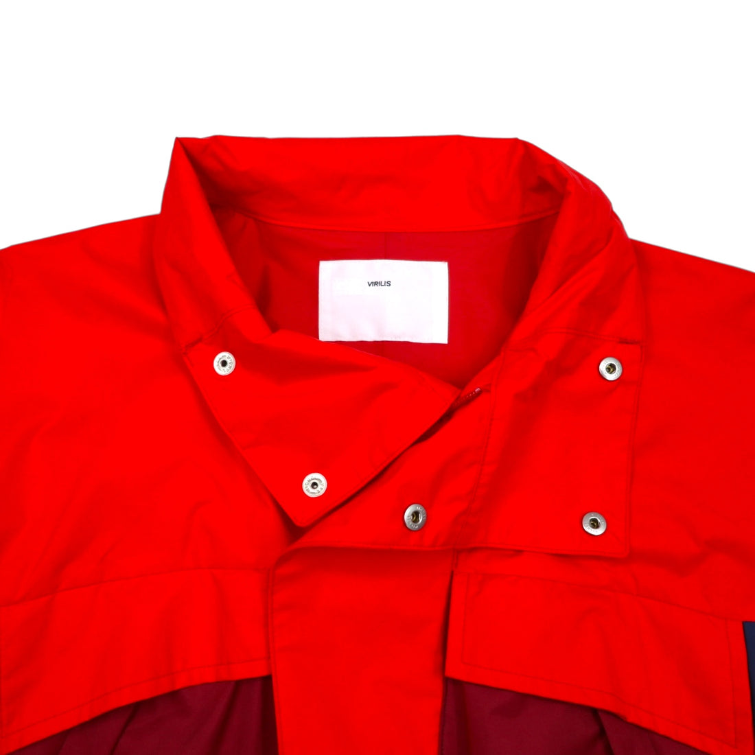 TOGA VIRILIS Nylon Gear Docking Jacket, Size M, Red, Mesh Layered, TV91-FA324, Made in Japan