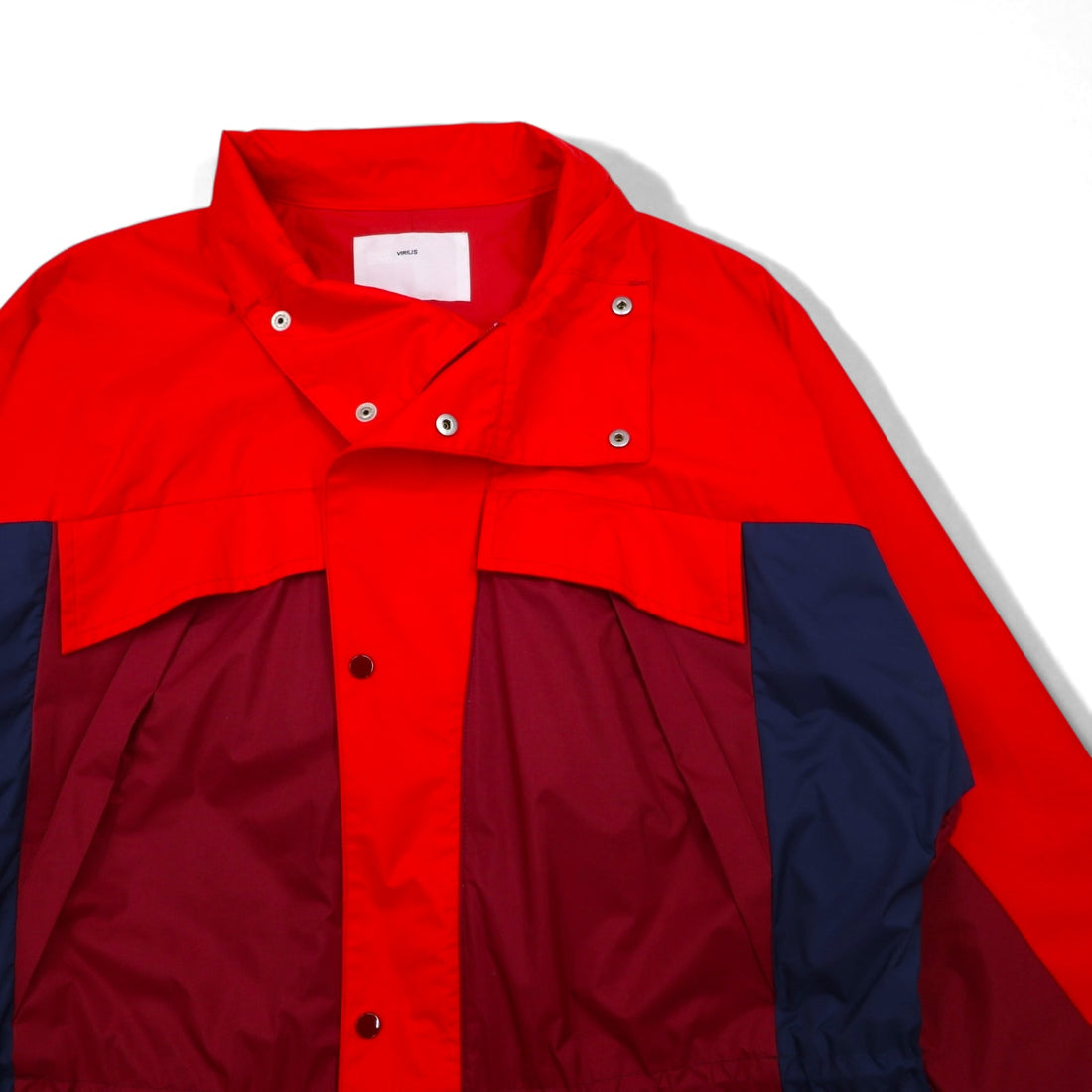 TOGA VIRILIS Nylon Gear Docking Jacket, Size M, Red, Mesh Layered, TV91-FA324, Made in Japan
