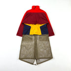 TOGA VIRILIS Nylon Gear Docking Jacket, Size M, Red, Mesh Layered, TV91-FA324, Made in Japan