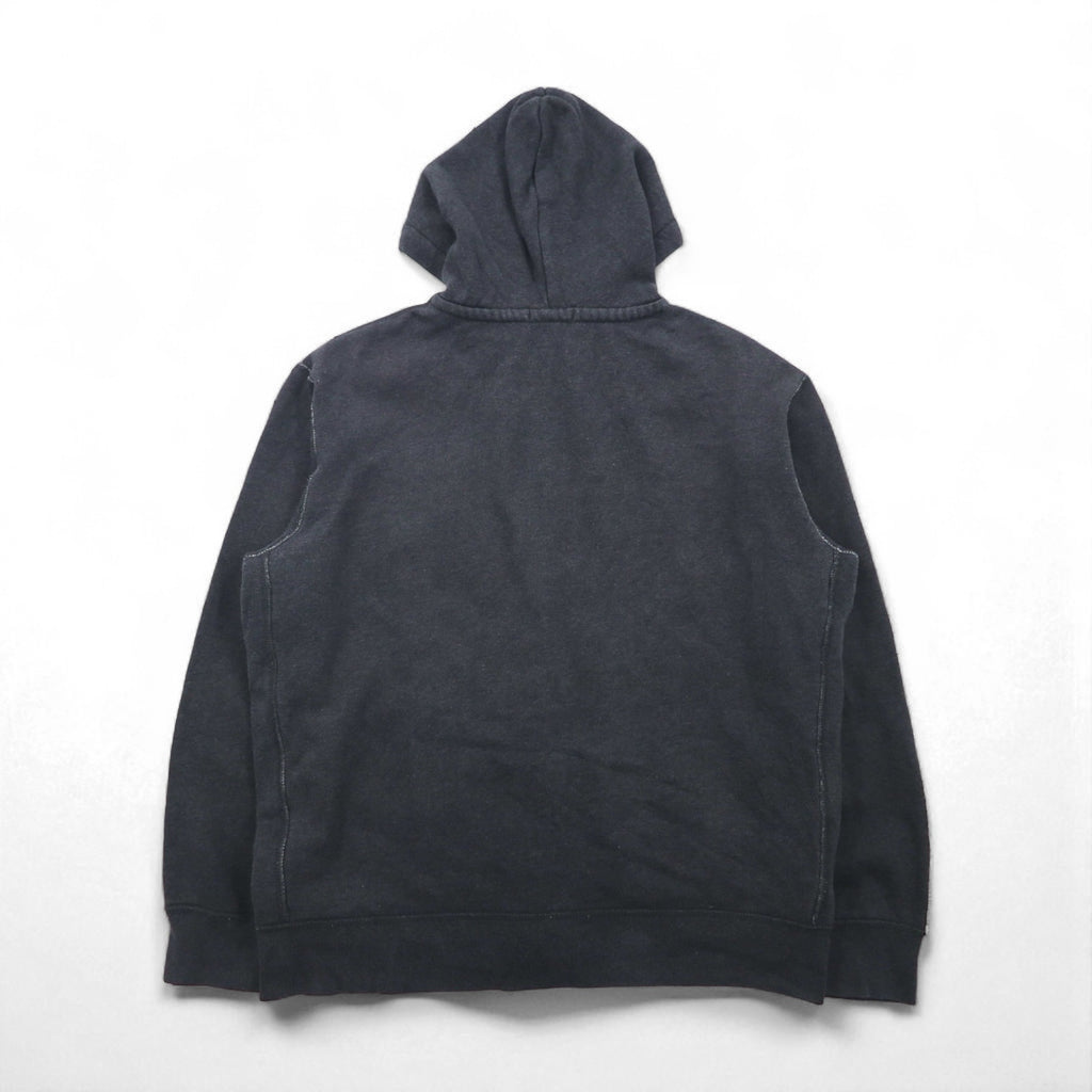 Polo Ralph Lauren リバースウィーブ ジップパーカー L チャコール グレー スモールポニー刺繡