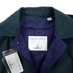 LONDON FOG Balmacaan Coat LIMITED EDITION 6PET Green Cotton Polyester Detachable Hood Detachable Liner Unused