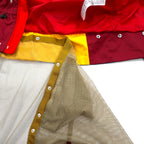 TOGA VIRILIS Nylon Gear Docking Jacket, Size M, Red, Mesh Layered, TV91-FA324, Made in Japan