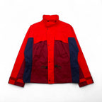 TOGA VIRILIS Nylon Gear Docking Jacket, Size M, Red, Mesh Layered, TV91-FA324, Made in Japan