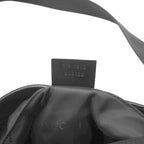 GUCCI Made in Italy Shoulder Bag Sacoche Black Nylon Logo Plate 019・0335 002058