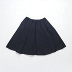 JIL SANDER NAVY Italian-Made Flared Skirt, Size S, Navy, Polyester