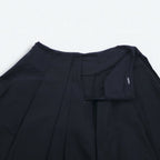 JIL SANDER NAVY Italian-Made Flared Skirt, Size S, Navy, Polyester