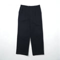 BURBERRY Made in Spain 2-pleat Wide Leg Slacks, Size L, Navy Wool and Old Gabardine