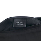 GUCCI Made in Italy 2WAY Bamboo Shoulder Bag Handbag Black Nylon 000・0509 002058