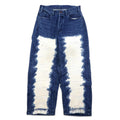 BRUNA BOINNE Weft Denim, Taped Denim Pants, 1, Blue, Cotton, Made in Japan, 7348-2