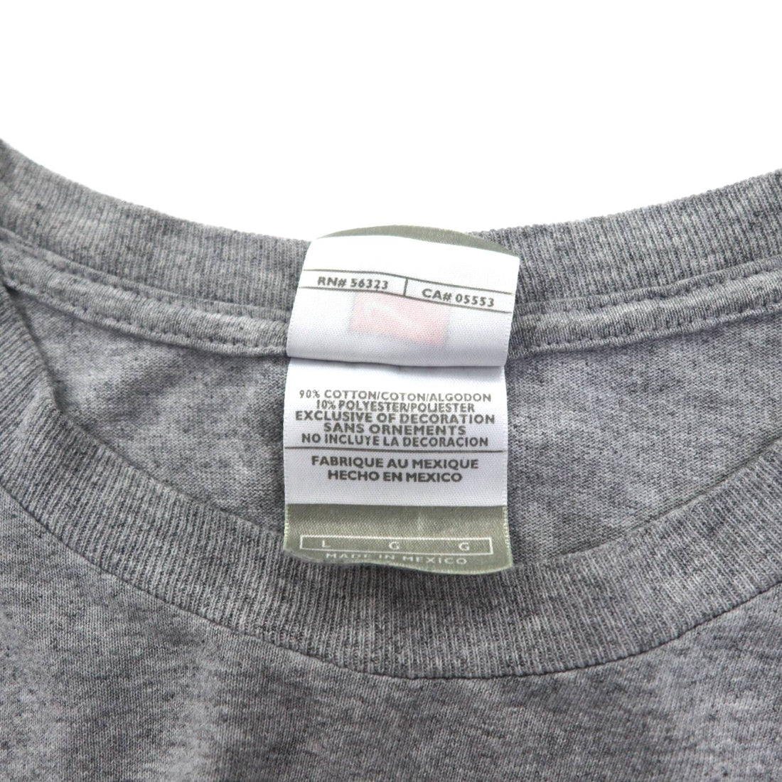 NIKE 00年代 TEAMタグ WITNESS Tシャツ L グレー コットン センタースウォッシュ メキシコ製