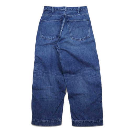 BRUNA BOINNE Weft Denim, Taped Denim Pants, 1, Blue, Cotton, Made in Japan, 7348-2