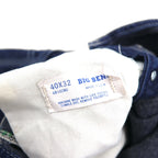 BIG BEN by Wrangler 1980s Vintage Denim Overalls, Made in USA, Size XL, Indigo, 6B10DN0