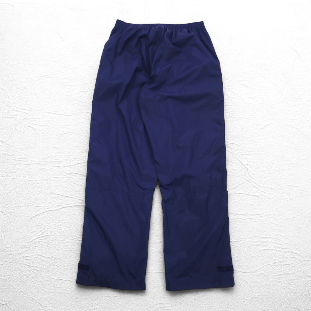 adidas 00s Woven Wide Track Pants Jersey 2XL Navy 3 Stripes