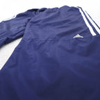 adidas 00s Woven Wide Track Pants Jersey 2XL Navy 3 Stripes