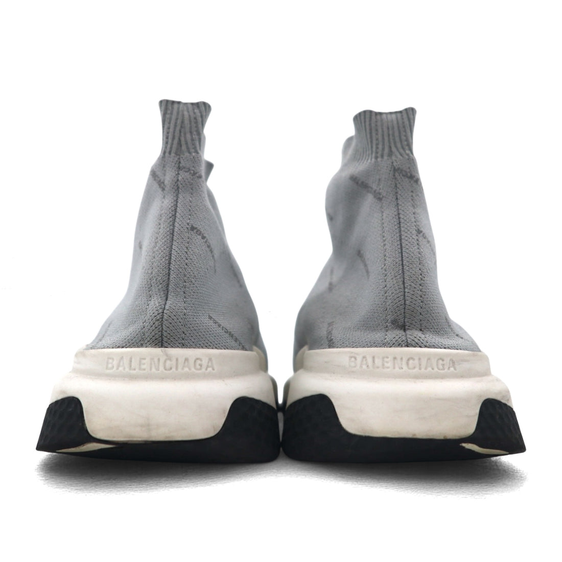 BALENCIAGA Speed ​​Trainer Reflective Sneakers 27cm Grey Socks 512527
