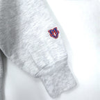 MV SPORT USA製 90年代 PRO WEAVE リバースウィーブ カレッジ刺繍 スウェット XL グレー コットン 裏起毛 NOTRE DAME アーチロゴ
