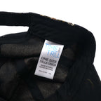 TIME AND TRU Souvenir Embroidered Satin Cap ONE Black Polyester Floral