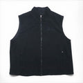 HARLEY DAVIDSON Embroidered Skull Fleece Vest, XL, Black, Polyester