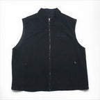 HARLEY DAVIDSON Embroidered Skull Fleece Vest, XL, Black, Polyester