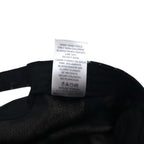 TIME AND TRU Souvenir Embroidered Satin Cap ONE Black Polyester Floral