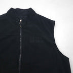 HARLEY DAVIDSON Embroidered Skull Fleece Vest, XL, Black, Polyester