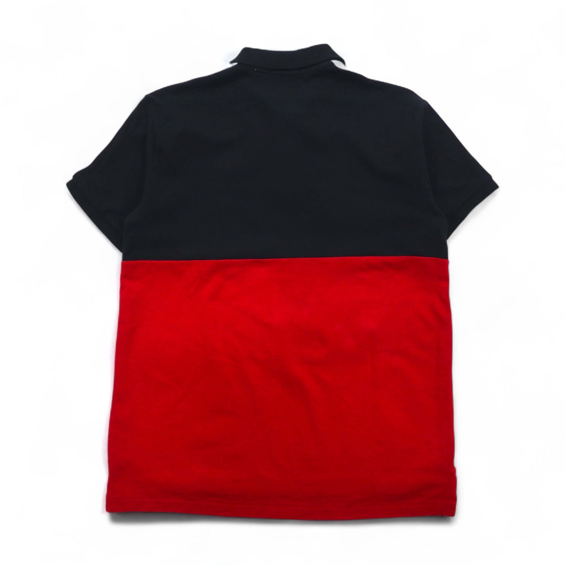POLO RALPH LAUREN Big Pony Embroidered Polo Shirt, Size M, Black and Red, Pique Emblem Patch