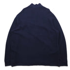 POLO RALPH LAUREN Half-Zip Sweatshirt 2XLT Navy Cotton Small Pony Embroidery