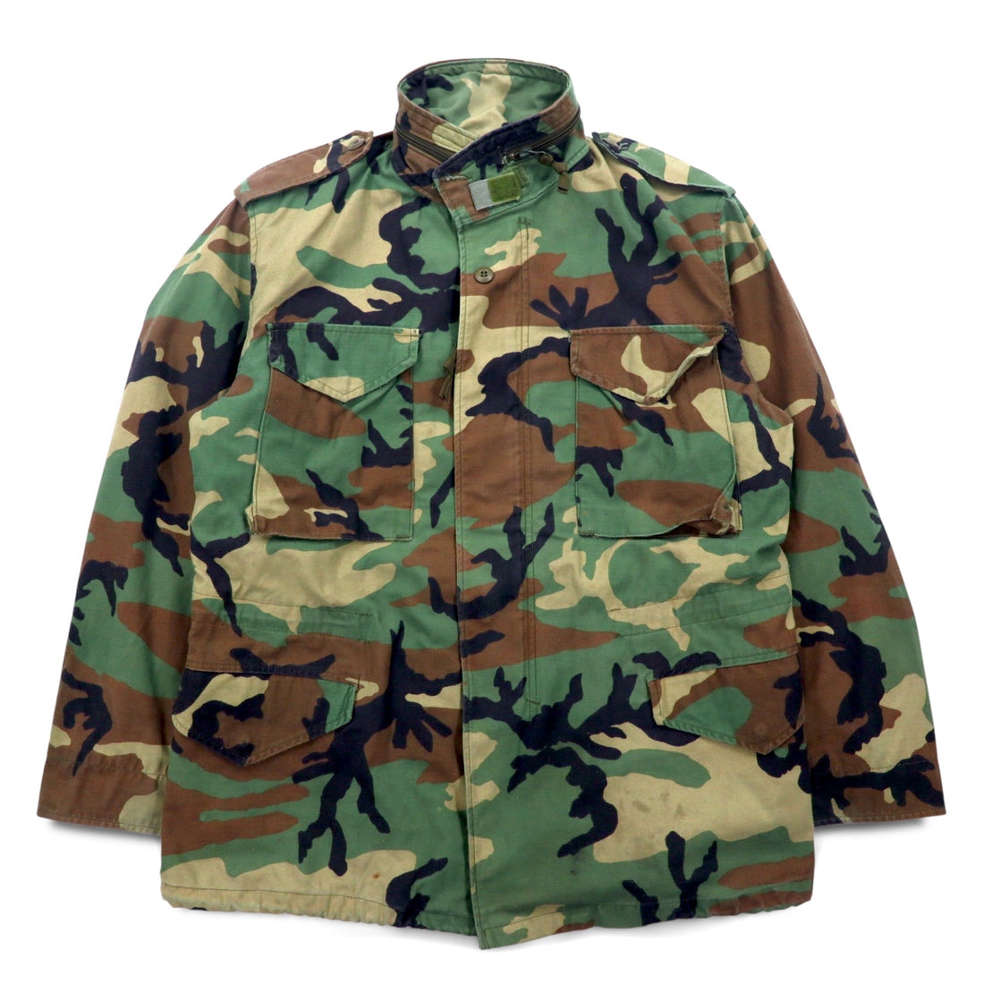 US ARMY 米軍 90年代 M-65 フィールドジャケット M カーキ カモフラ ミリタリー 8415-01-099-7835