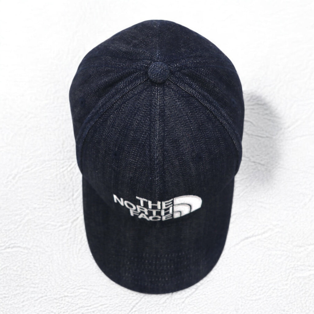 THE NORTH FACE インディゴ デニム TNF ロゴキャップ FREE ブルー コットン NN02135