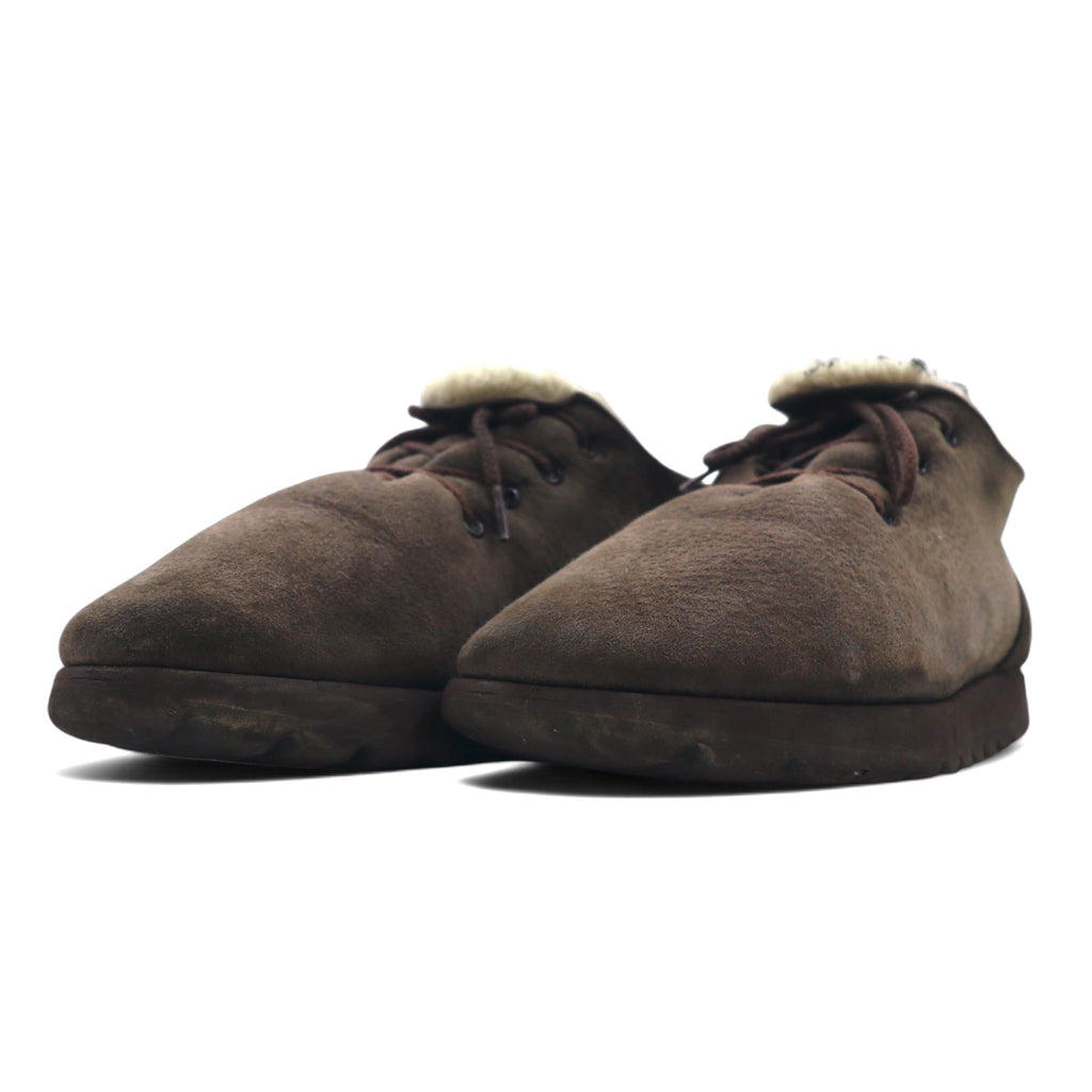 Hender Scheme Mouton Lace Shoes 27-27.5cm Brown Mouton Lace Fleece Lining Leather