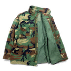 US ARMY 90s M-65 Field Jacket, M, Khaki, Camouflage, Military, 8415-01-099-7835