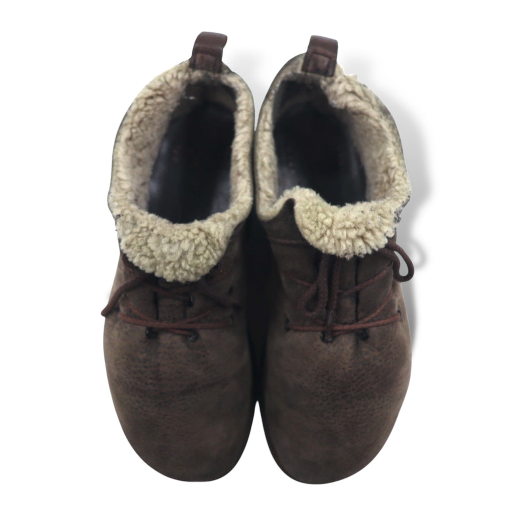 Hender Scheme Mouton Lace Shoes 27-27.5cm Brown Mouton Lace Fleece Lining Leather